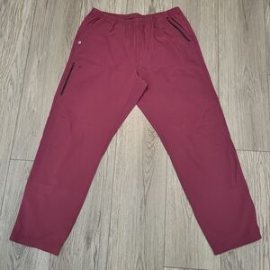 Men's Burgundy Joggers